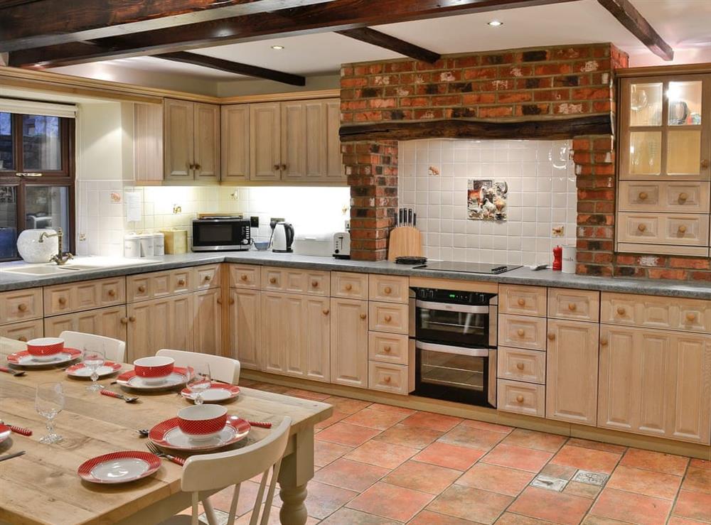 Spacious Kitchen & dining area at Sycamore Cottage in Skipton, North Yorkshire
