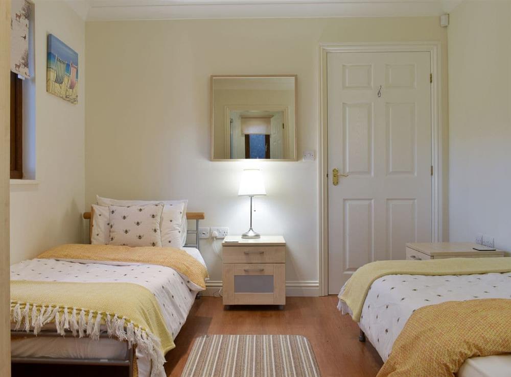 Twin bedroom at Sycamore Lodge in Bridlington, North Humberside
