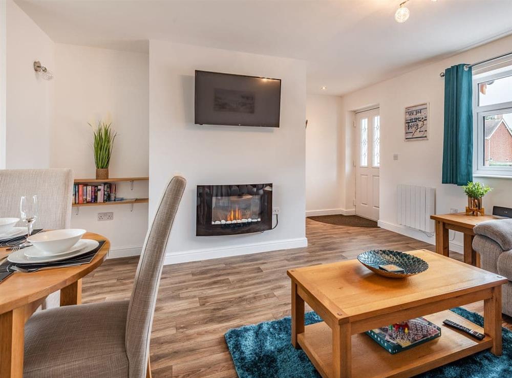 Open plan living space at Sycamore Lodge in Hogsthorpe, Lincolnshire
