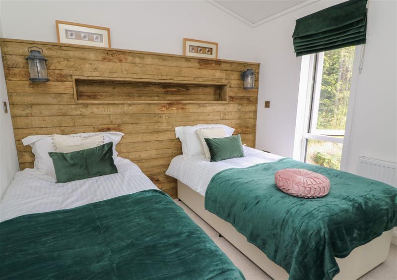 One of the 2 bedrooms at Sycamore Lodge, Llangurig