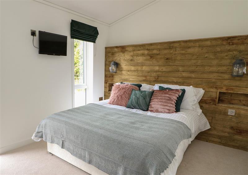 One of the bedrooms at Sycamore Lodge, Llangurig
