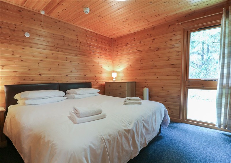 One of the 3 bedrooms at Sycamore Lodge, Rosliston