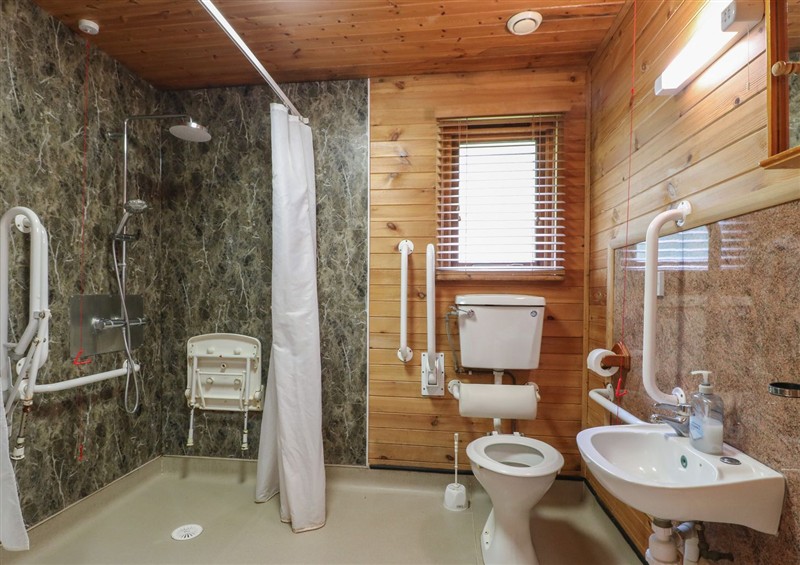 This is the bathroom at Sycamore Lodge, Rosliston