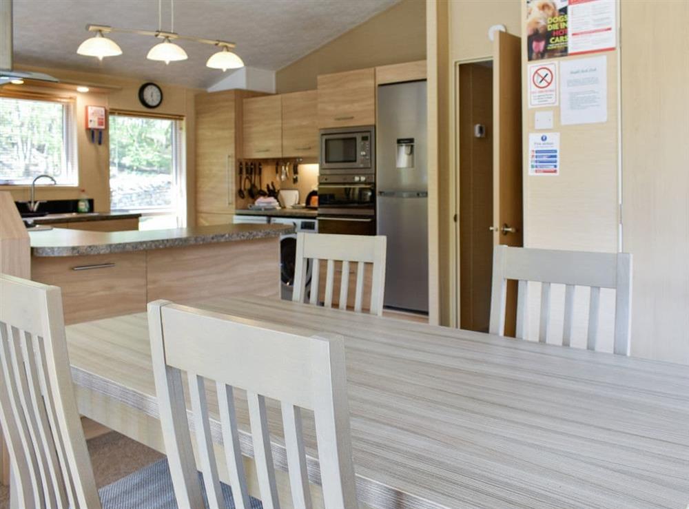 Convenient dining area at Sycamore View in Kirkby Stephan, Cumbria