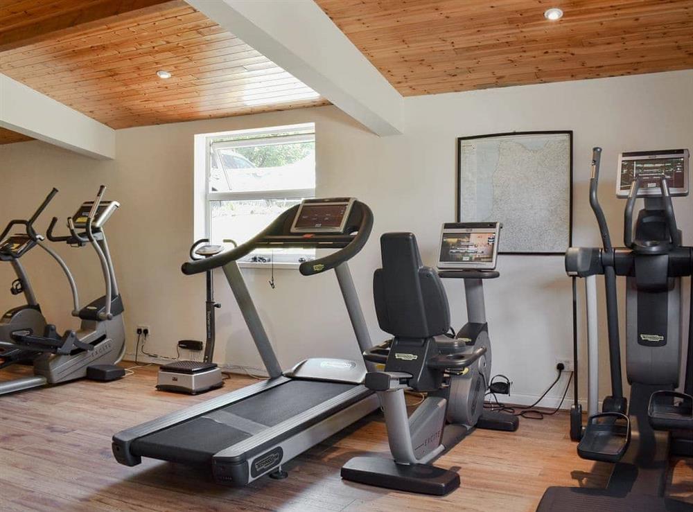 Gym at Sycamore in Woolsery, near Clovelly, Devon
