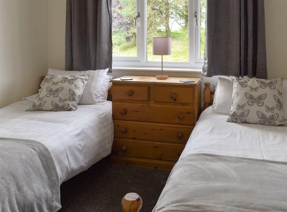 Twin bedroom at Sycamore in Woolsery, near Clovelly, Devon