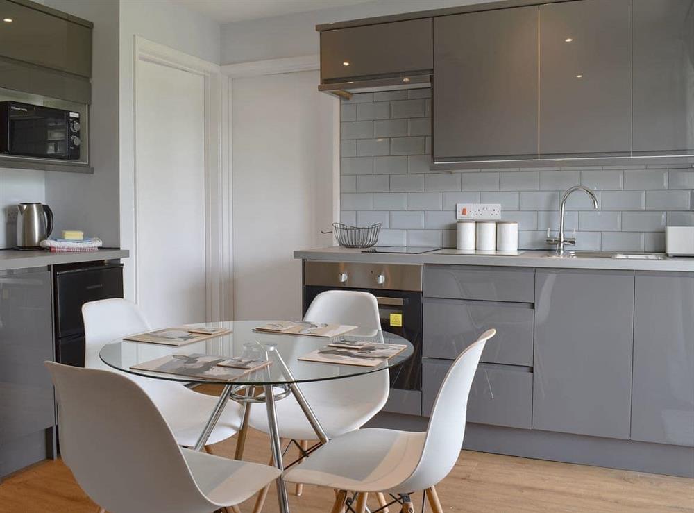 Well presented kitchen/ dining area at Sycamore in Woolsery, near Clovelly, Devon