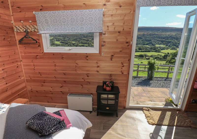 One of the bedrooms at Sychnant Farm Retreat, Llanedi near Pontarddulais