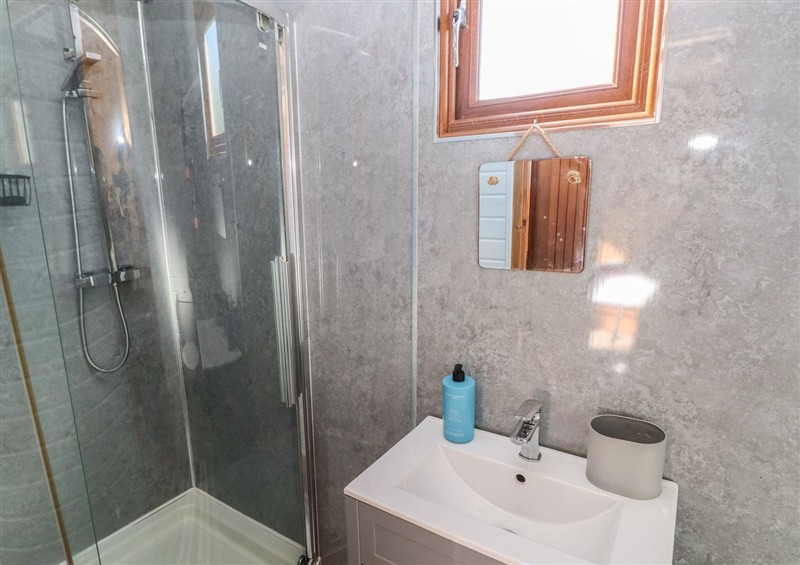 This is the bathroom at Sychnant Farm Retreat, Llanedi near Pontarddulais