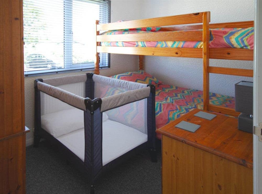 Bunk bedroom at Sydoro in St Merryn, near Padstow, Cornwall