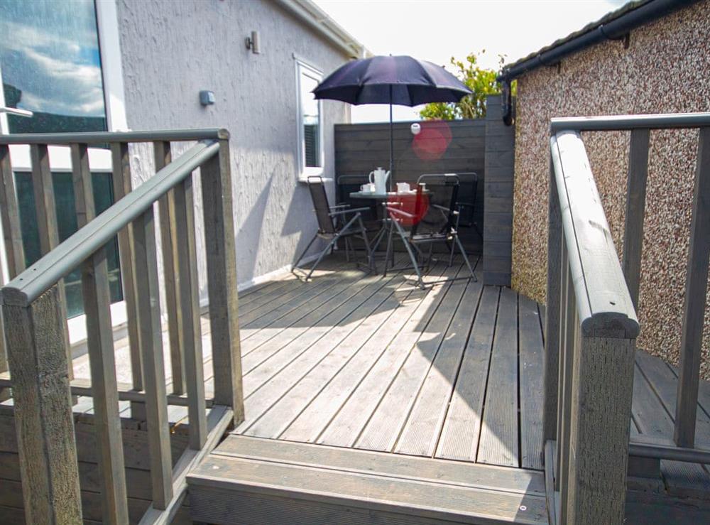 Decking at Sydoro in St Merryn, near Padstow, Cornwall