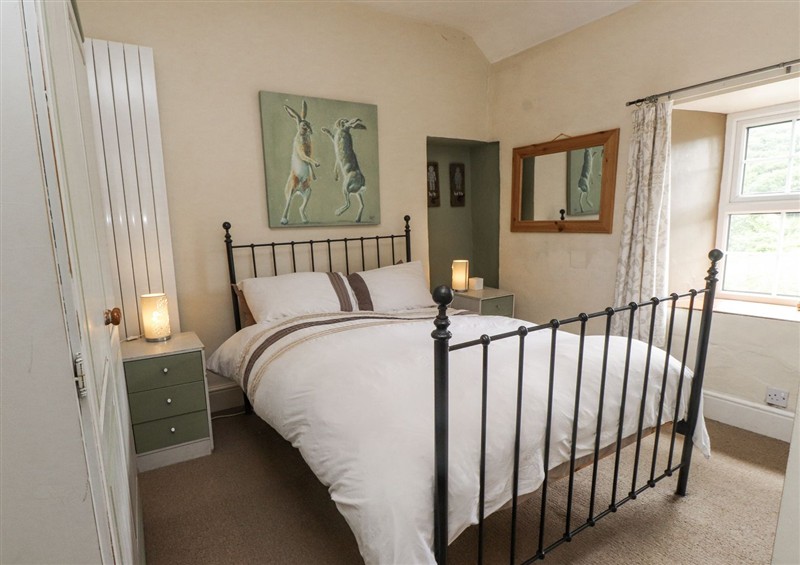 One of the 2 bedrooms at Sygun Cottage, Nant Gwynant