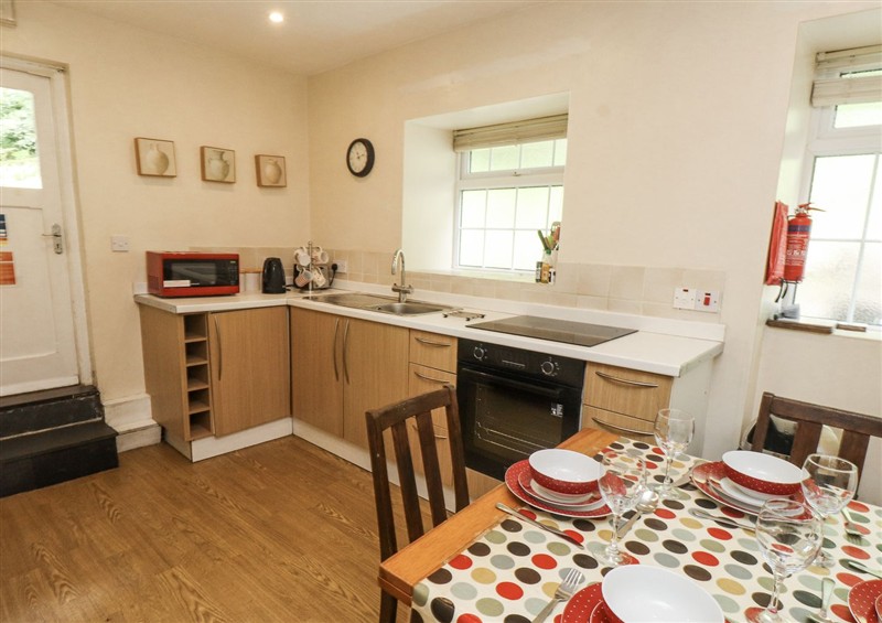 This is the kitchen at Sygun Cottage, Nant Gwynant