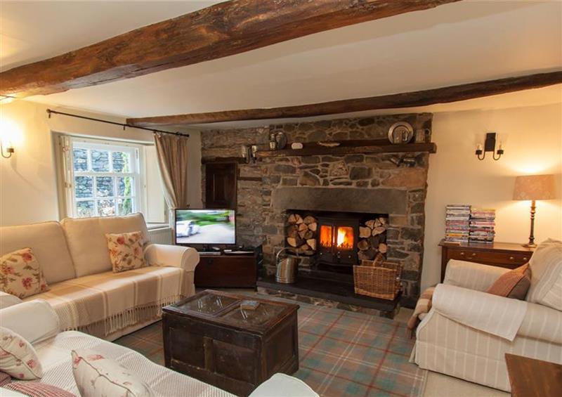 The living area at Syke Cottage, Hawkshead