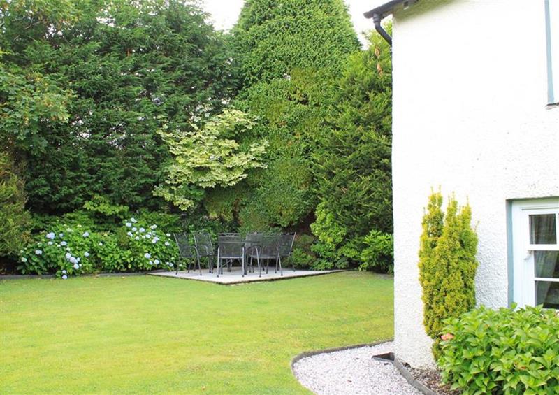 This is the garden at Syke Cottage, Hawkshead