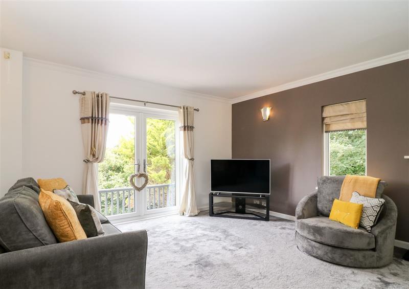 Relax in the living area at Sylvan Scene, Wellswood near Torquay