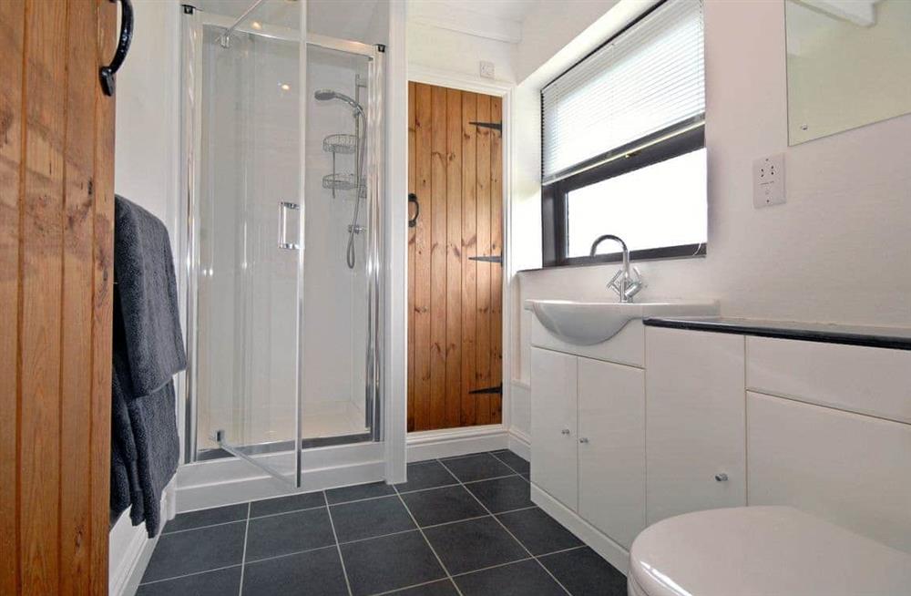 The bathroom at Tai Bach in Croesgoch, Pembrokeshire, Dyfed