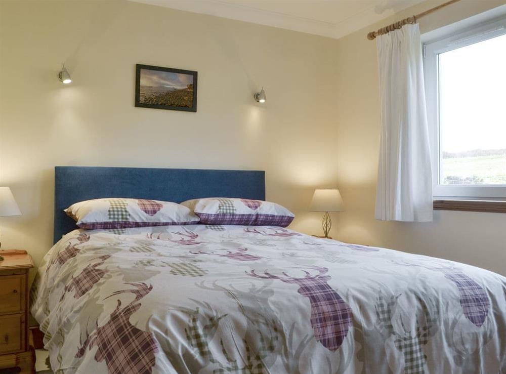 Relaxing double bedroom at Taigh Iasg in Glenuachdarach, Isle Of Skye