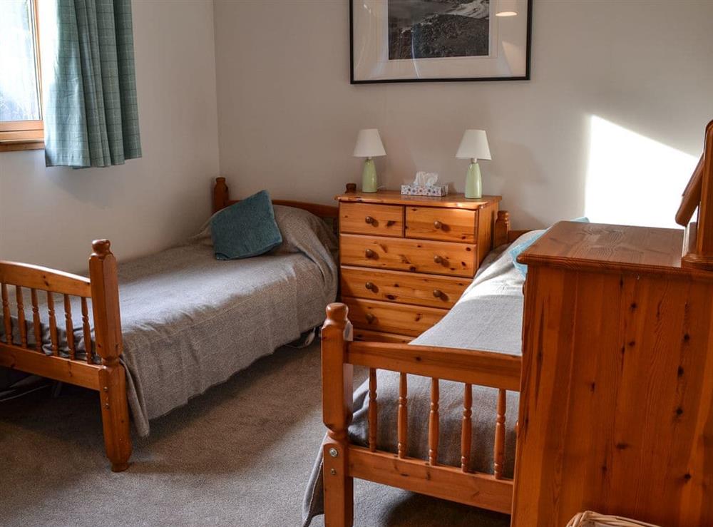 Twin bedroom at Taigh MAthair in Nethy Bridge, near Aviemore, Inverness-Shire