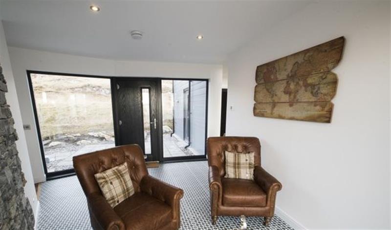 Relax in the living area at Taigh Rona, Luskentyre near Tarbert