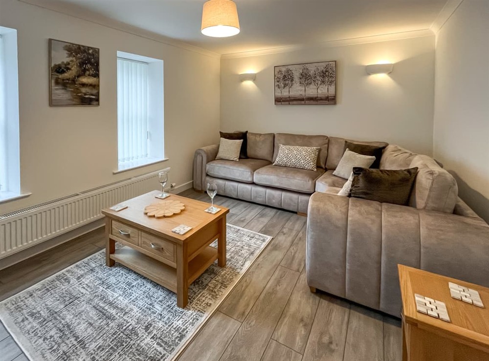 Living area at Taigh in Wigtown, near Newton Stewart, Wigtownshire