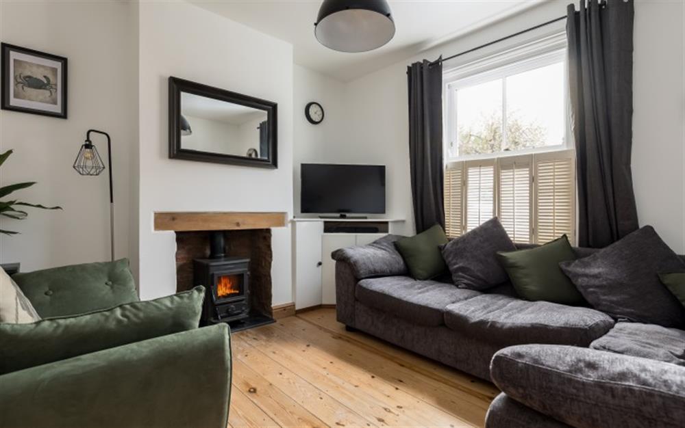 Enjoy the living room at Talbot Cottage in Lymington