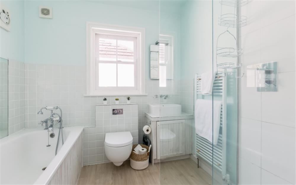 This is the bathroom at Talbot Cottage in Lymington