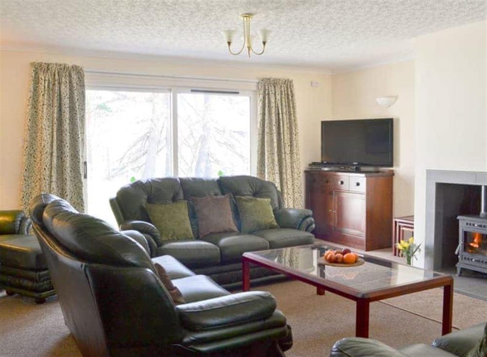 Living room at Tall Pines in Carrbridge, Great Britain