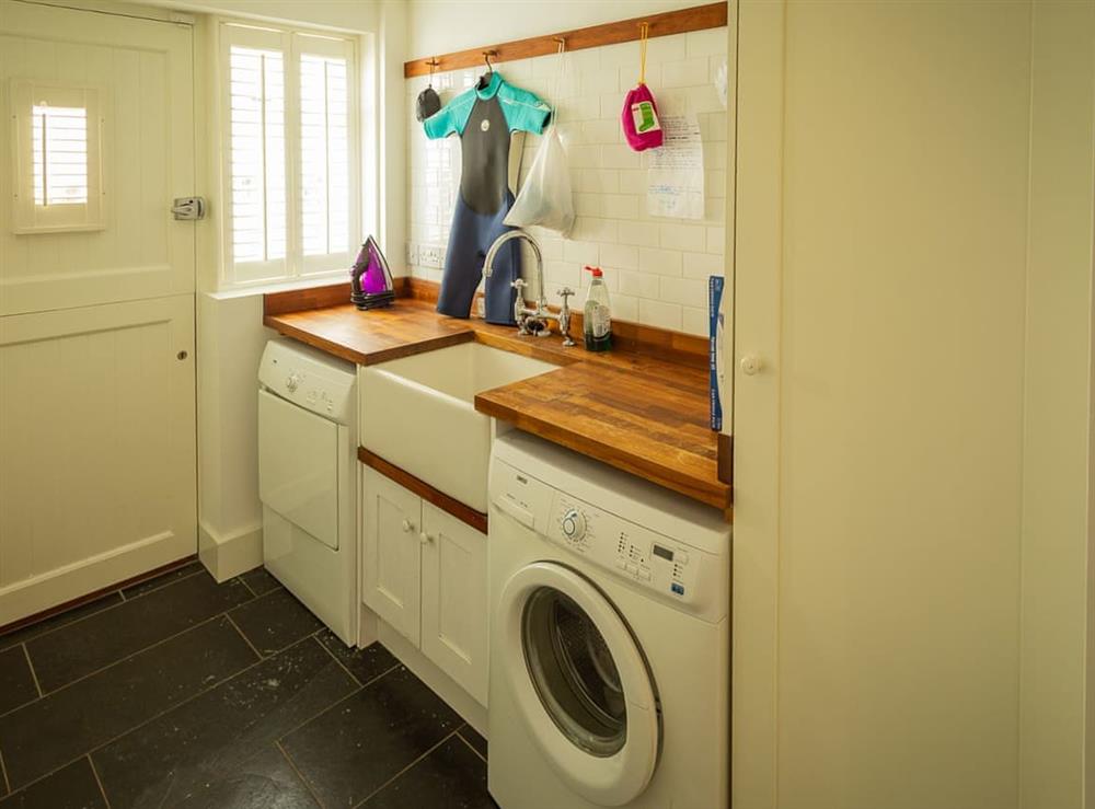 Utility room at Tall Trees in Whitstable, Kent