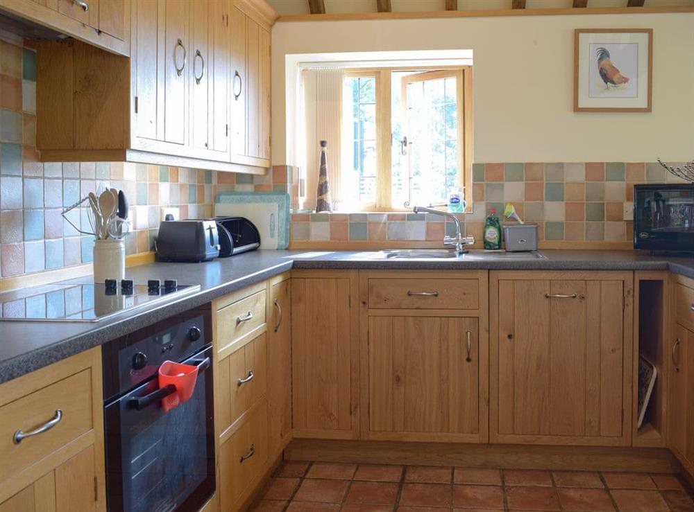 Kitchen at Talog Barn in Tregynon, Powys
