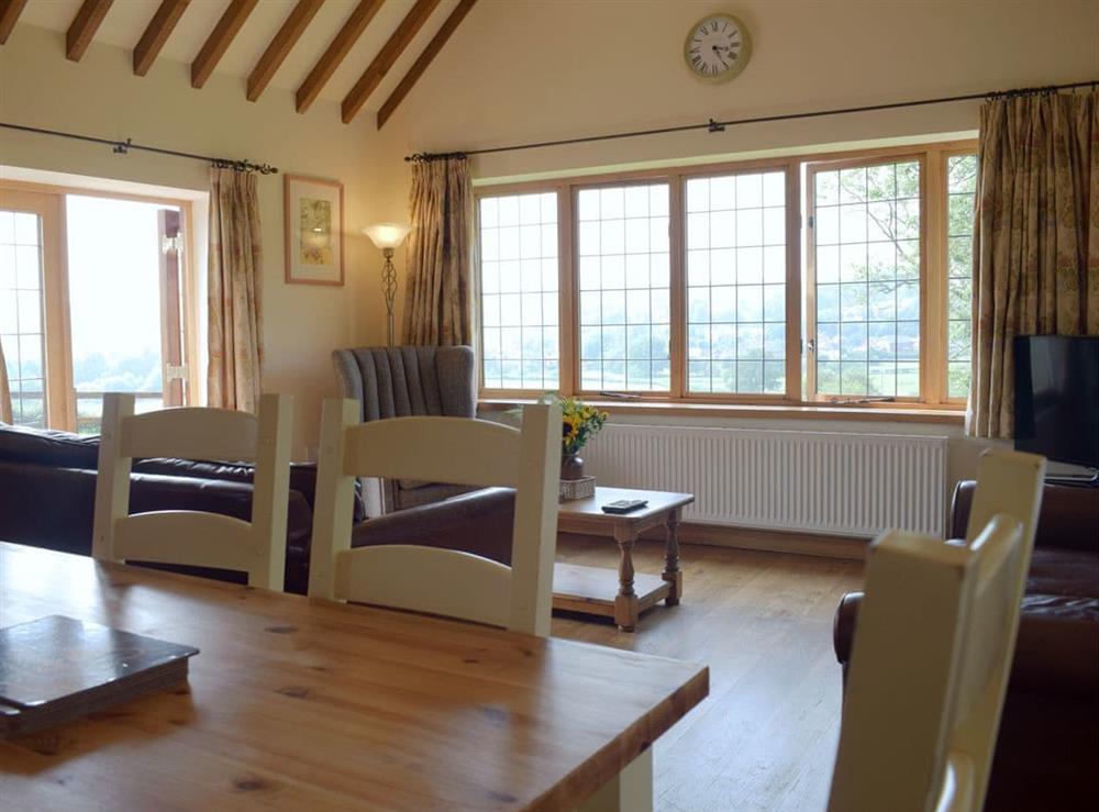 Open plan living space (photo 2) at Talog Barn in Tregynon, Powys