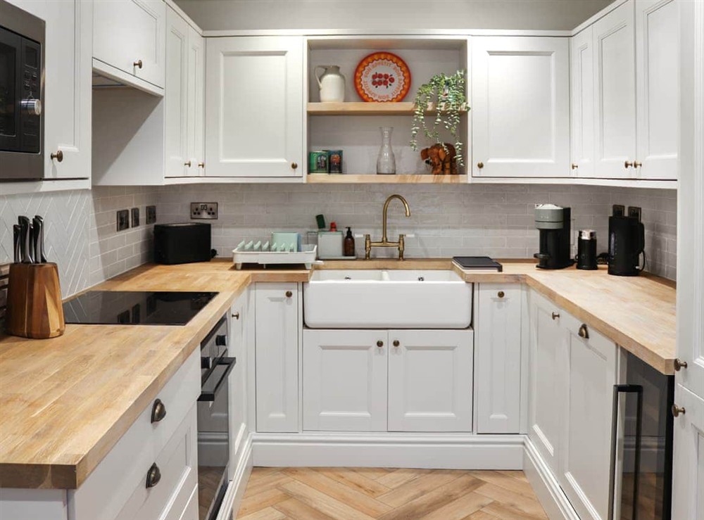 Kitchen at Talybont in Penmachno, near Betws-Y-Coed, Gwynedd