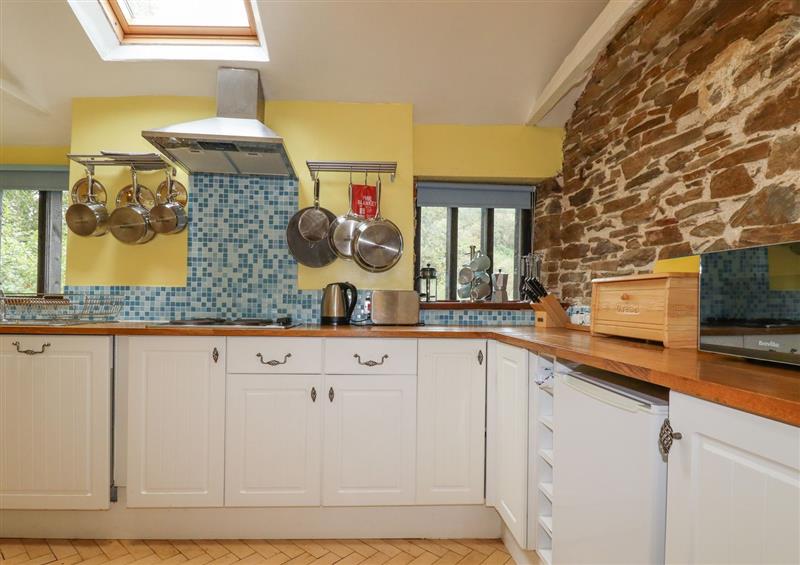 This is the kitchen at Tamar Barn, Gulworthy