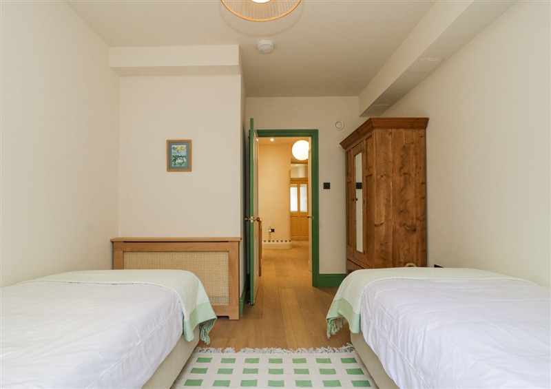 One of the bedrooms at Tamar (Flat 1, Basement) 2 Sussex Place, Plymouth