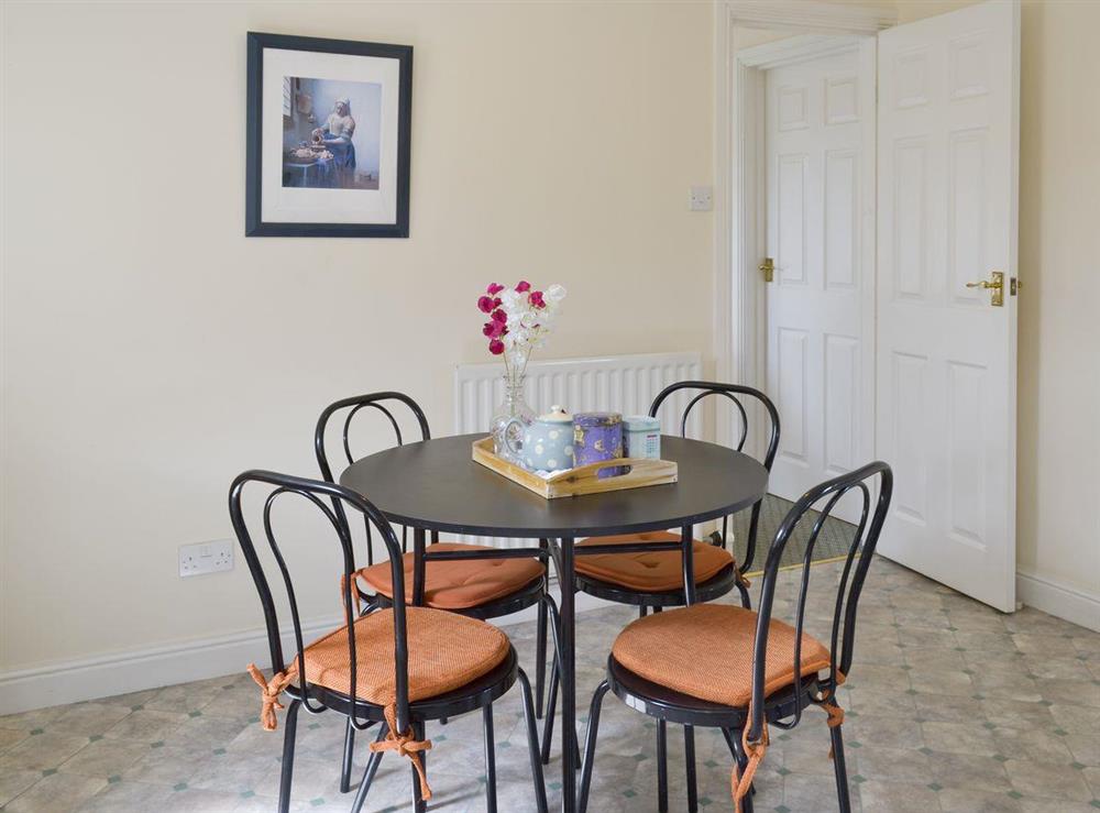 Informal dining area within kitchen at Tamar View in Cargreen Village, near Plymouth, Devon