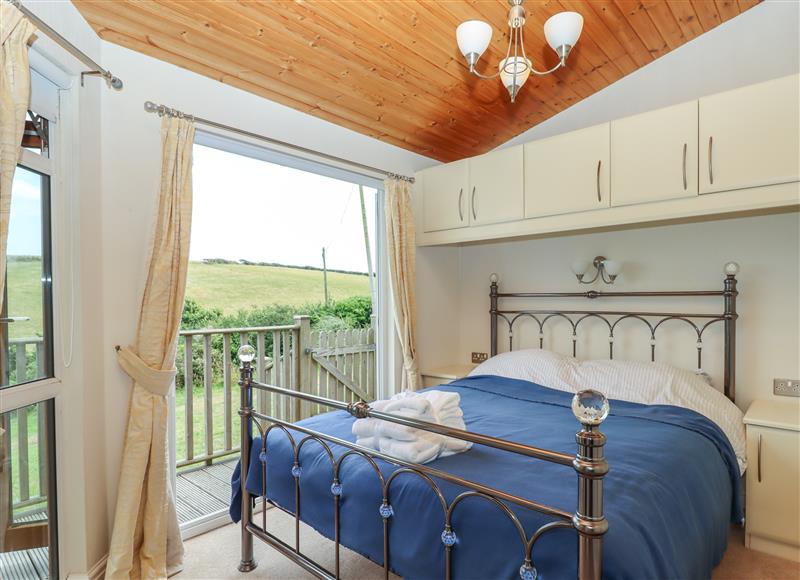 One of the bedrooms at Tamar View Lodge, Millbrook