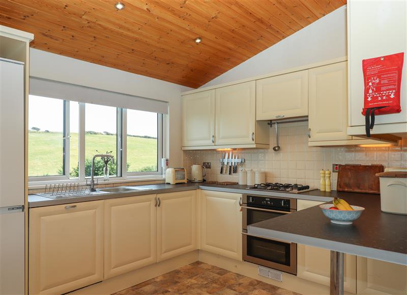 The kitchen at Tamar View Lodge, Millbrook
