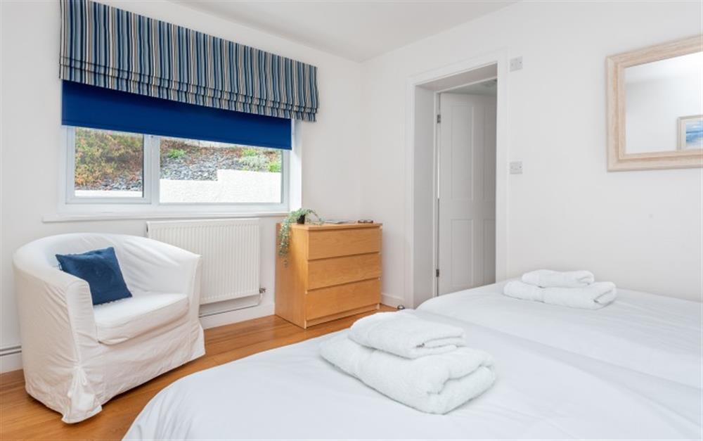 Another look at the twin bedroom  at Tamarisk in Bigbury-On-Sea