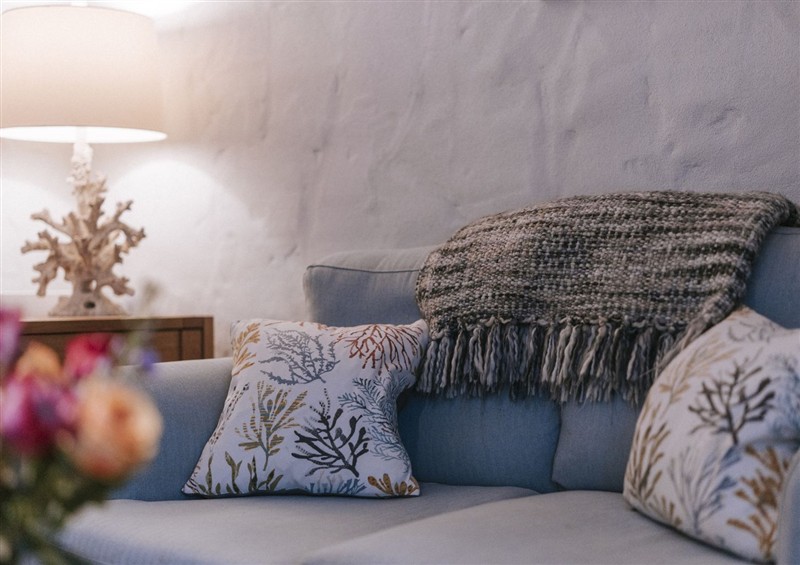 Relax in the living area at Tamarisk Cottage, St Agnes