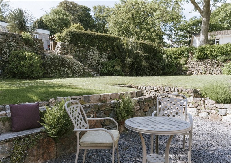 This is the garden at Tamarisk Cottage, St Agnes