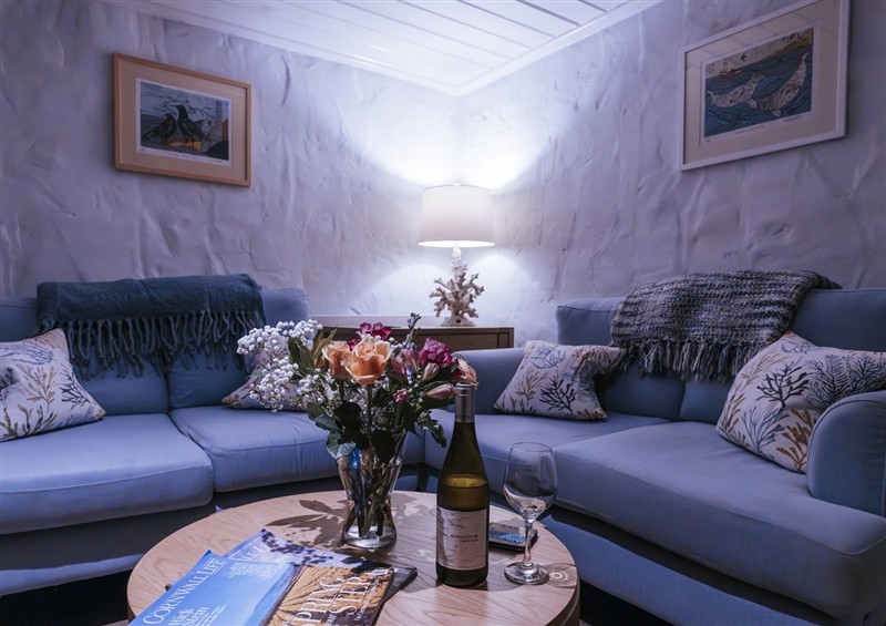 This is the living room at Tamarisk Cottage, St Agnes