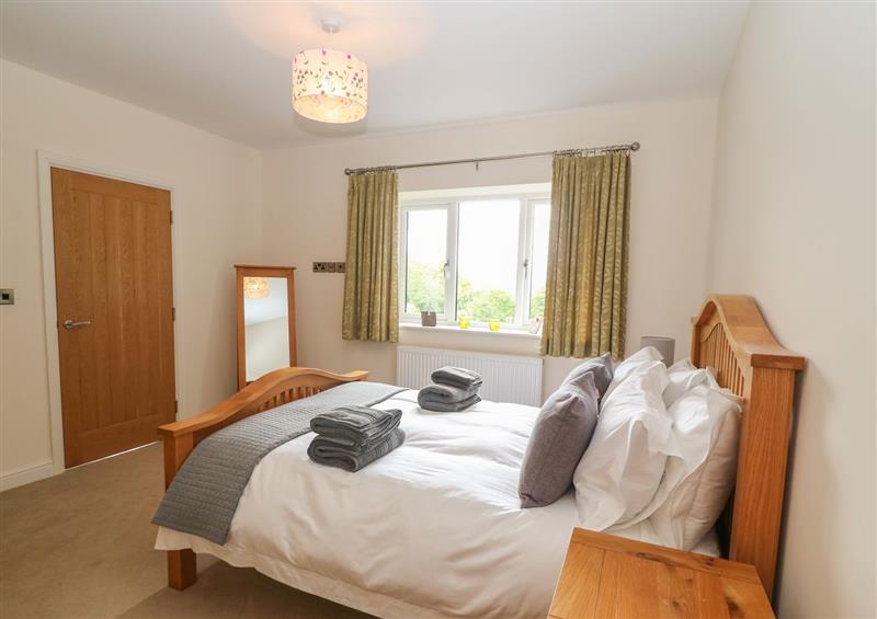 One of the bedrooms at Tan Twr, Llanfairpwll