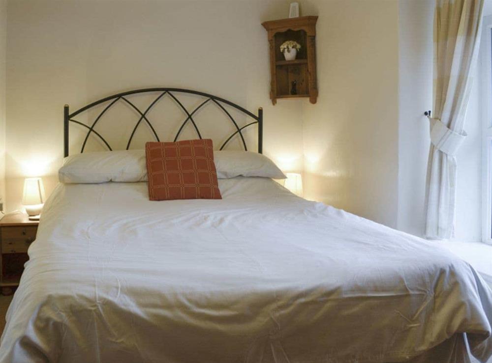 Comfortable double bedroom at Tan y Bryn in Prenteg, near Porthmadog, Gwynedd