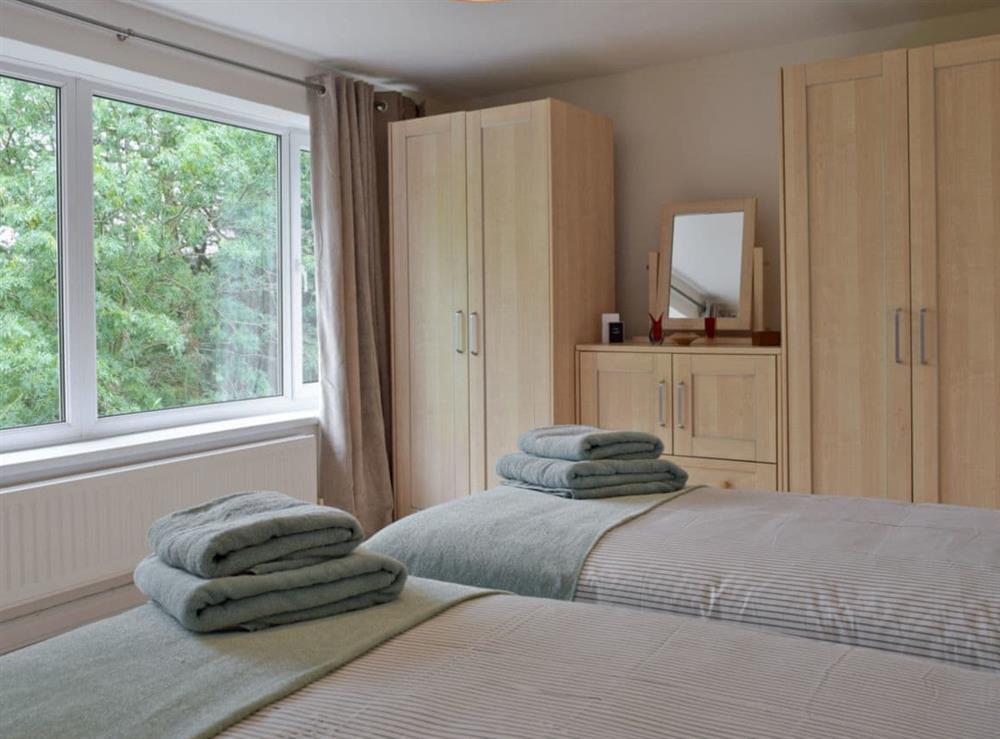 Twin bedroom at Tan Y Castell in Llanmill, near Narberth, Dyfed