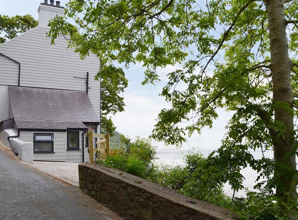 Situated along a quiet country lane overlooking the sea