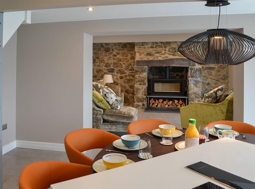 Wonderful open plan living area at Tan Y Fford in Glyngarth, near Beaumaris, Anglesey, Gwynedd