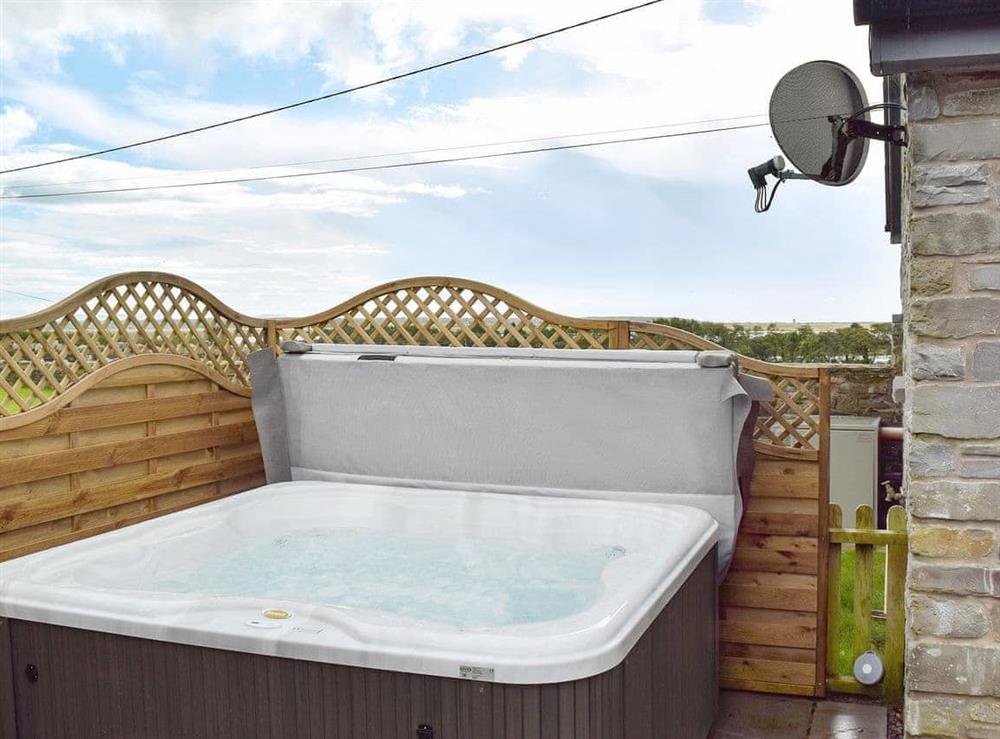 Private hot tub at Coal Shed, 