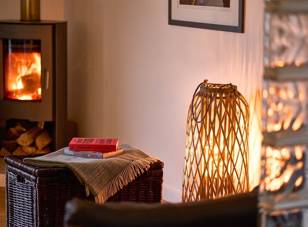 Living area at Tanamuir in Strachur, Argyll