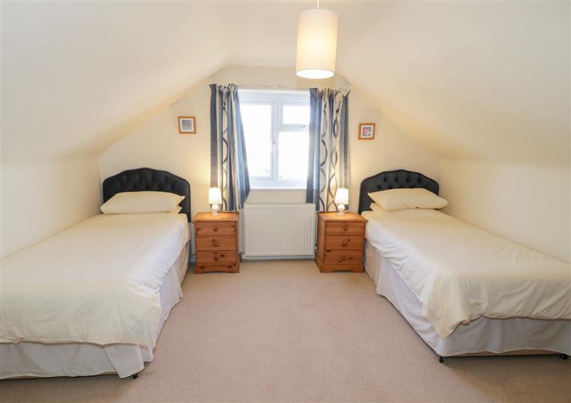 One of the 3 bedrooms at Tanglewinds, Benllech