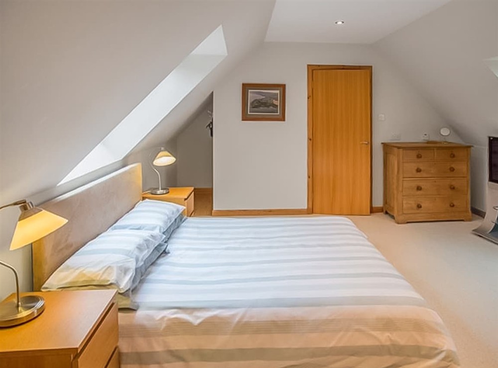Double bedroom at Tanglewood in Isle of Arran, Scotland